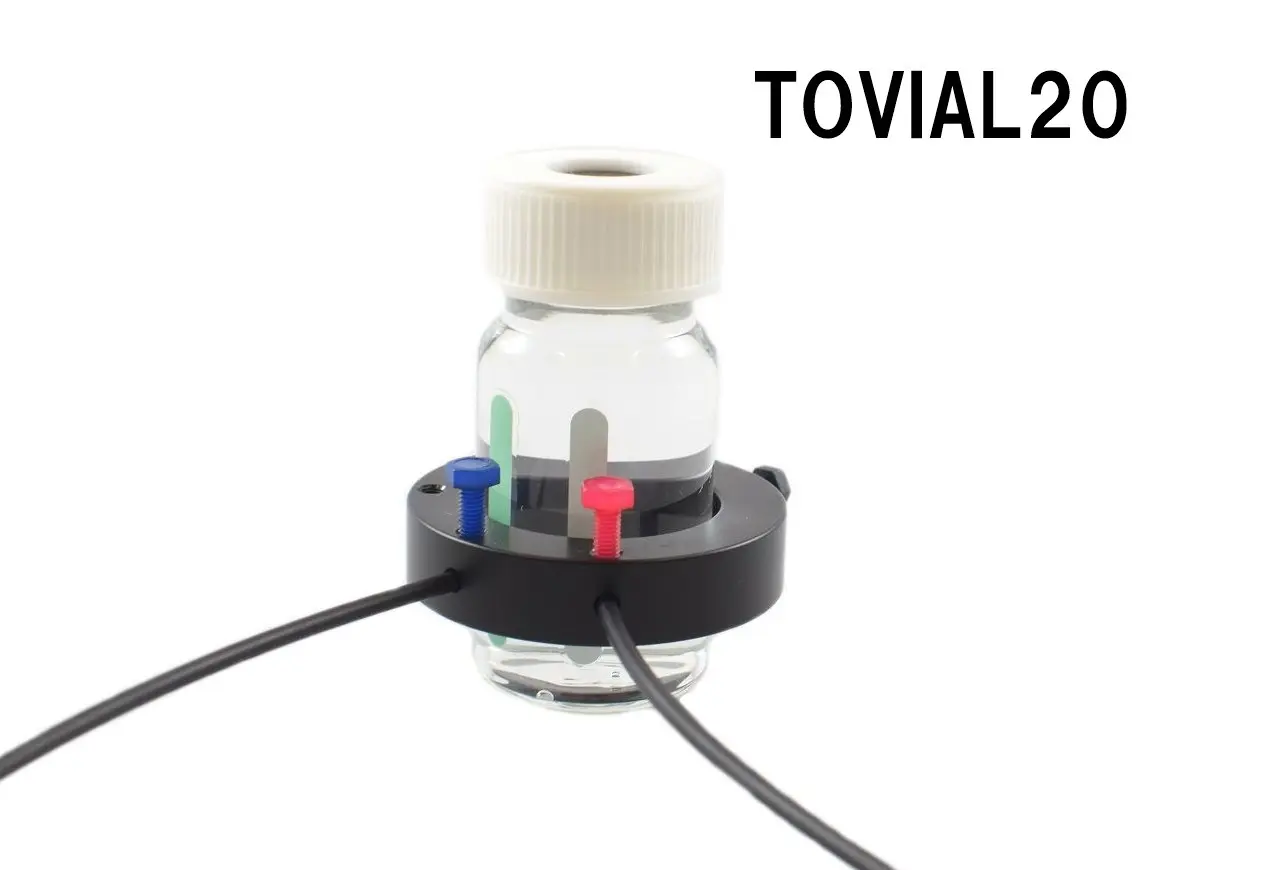 酸素/温度センサー付きバイアル