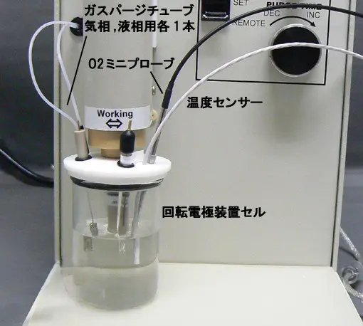 酸素モニターシステムのセンサー配置の様子。 酸素モニターシステムのセンサー配置の様子。
